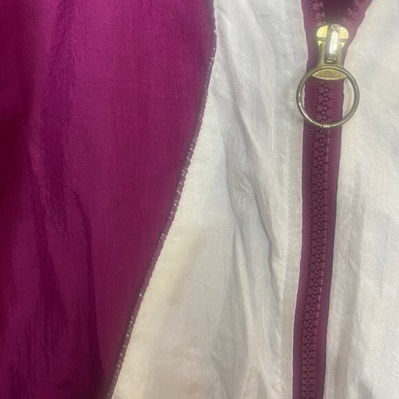 Vintage Westside Collection 80's Purple Windbreaker Jacket Women's Size Small - Picture 10 of 11